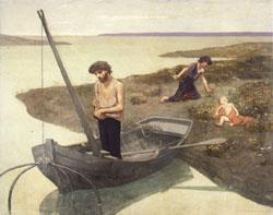 Pierre Puvis de Chavannes The Poor Fisherman France oil painting art